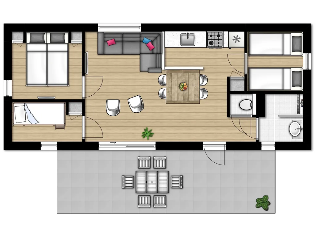 Comfort 6A bij Vakantiepark Kijkduin