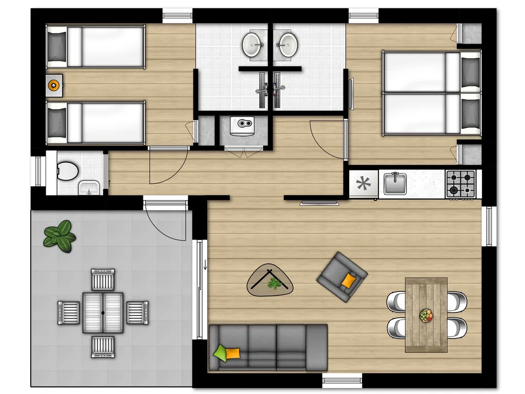 Comfort 4 bij Vakantiepark Kijkduin