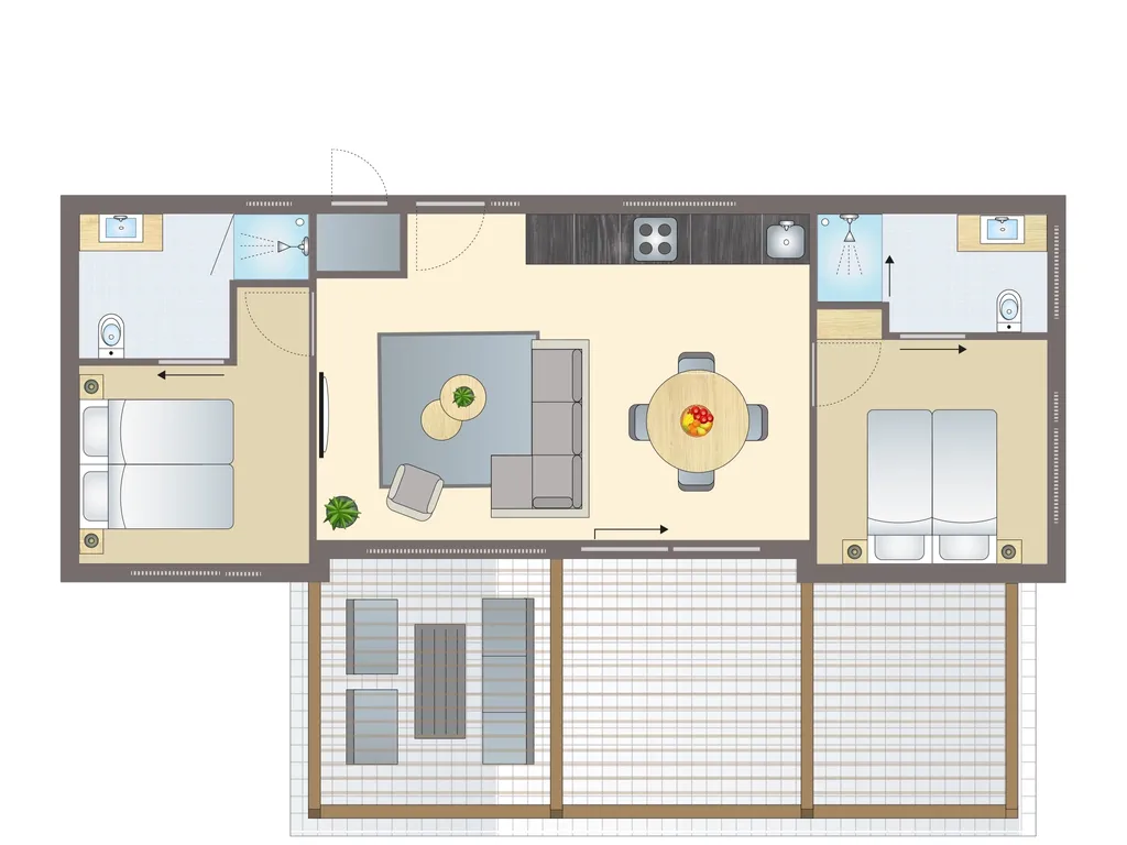 4-persoons lodge bij Vakantiepark Klein Oisterwijk