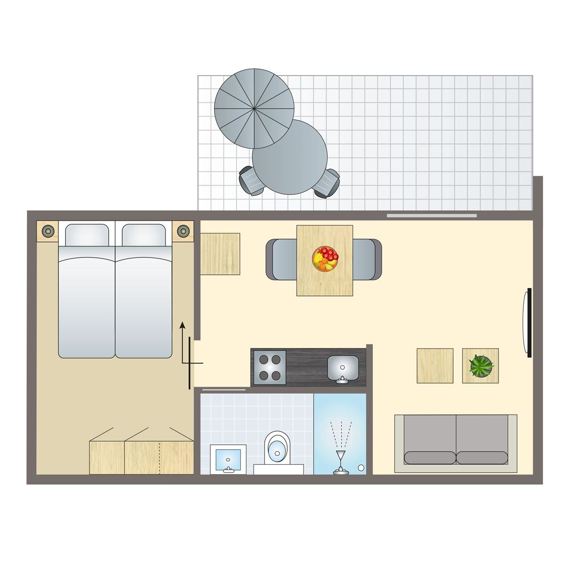2-persoons bungalow bij Vakantiepark De Lommerbergen
