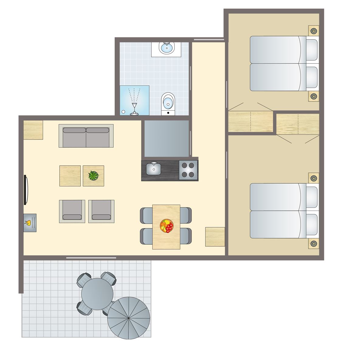 4-persoons bungalow bij Vakantiepark De Lommerbergen