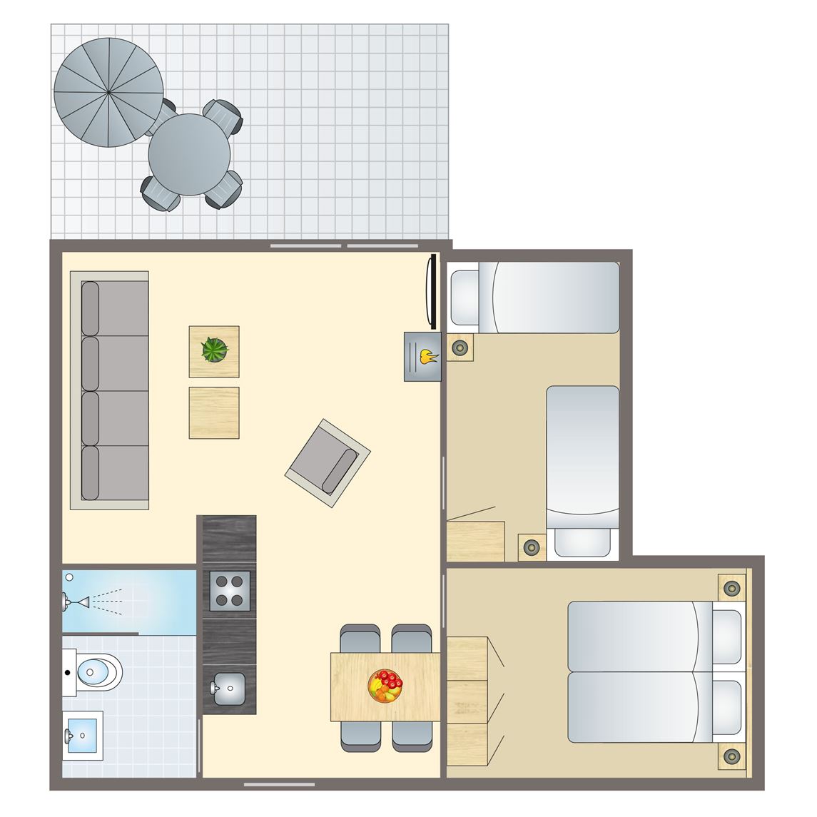 4-persoons bungalow bij Vakantiepark De Lommerbergen