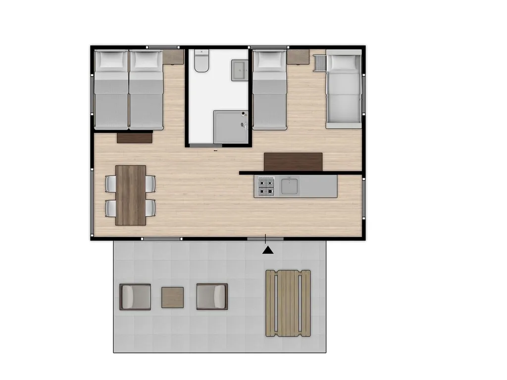 Safaritent 4 bij Glamping Lauwersmeer