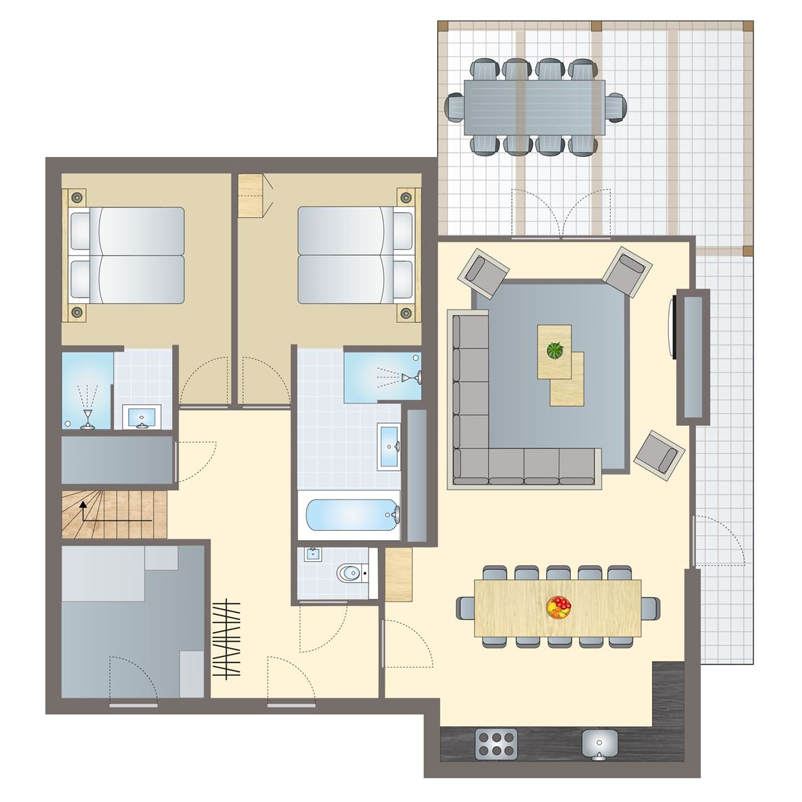 12-persoons watervilla bij Marina Resort Well