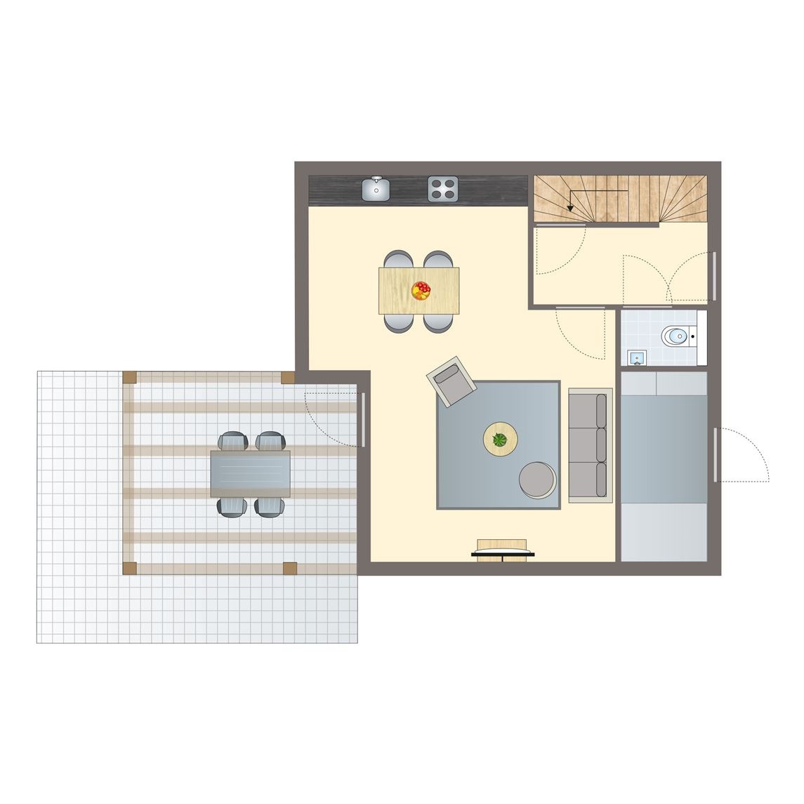 4-persoons waterwoning bij Marina Resort Well