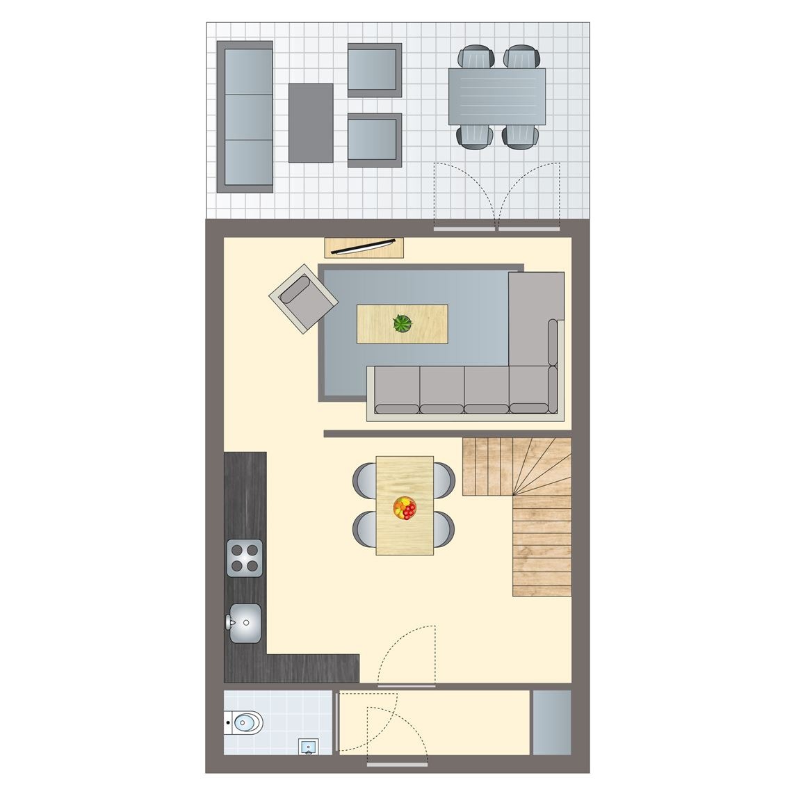 4-persoons waterwoning bij Marina Resort Well