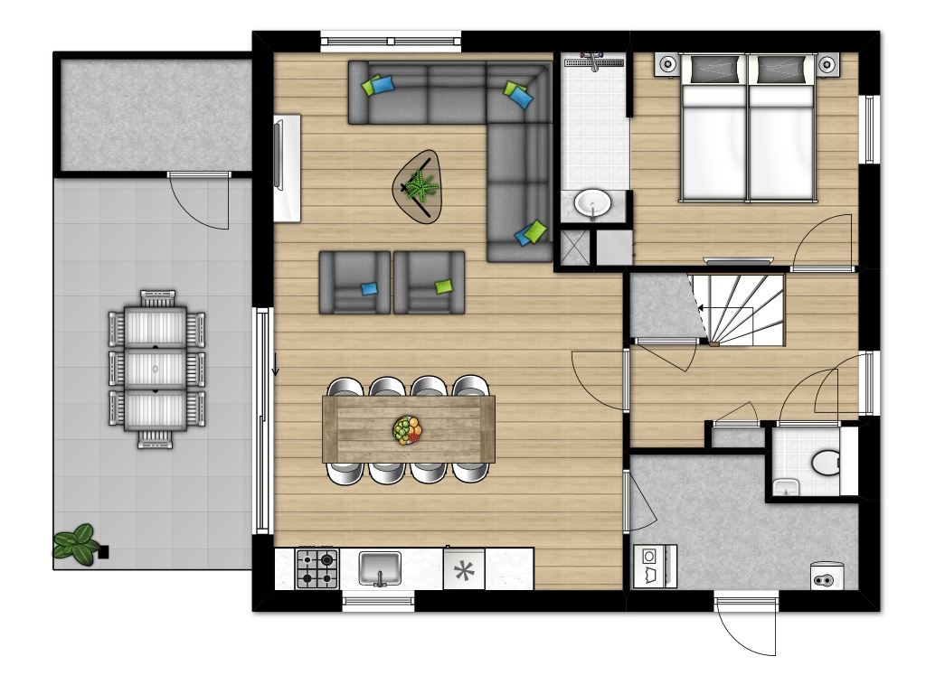 8-persoons Villa 2 bij Beach Resort Nieuwvliet-Bad
