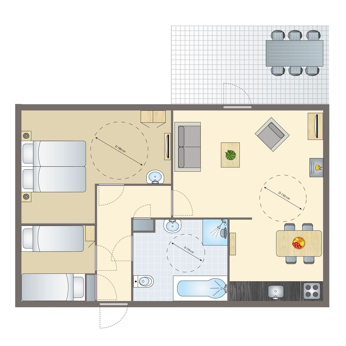 4-persoons bungalow bij Vakantiepark Rabbit Hill