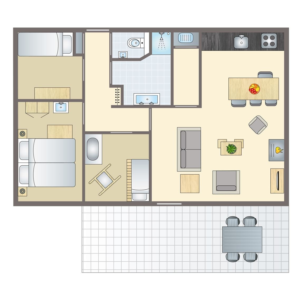 4-persoons babybungalow bij Vakantiepark Rabbit Hill