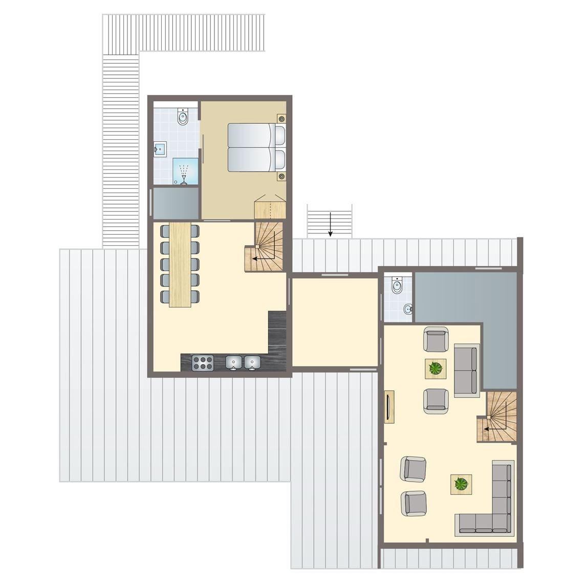 10-persoons waterwoning bij Vakantiepark De Reeuwijkse Plassen