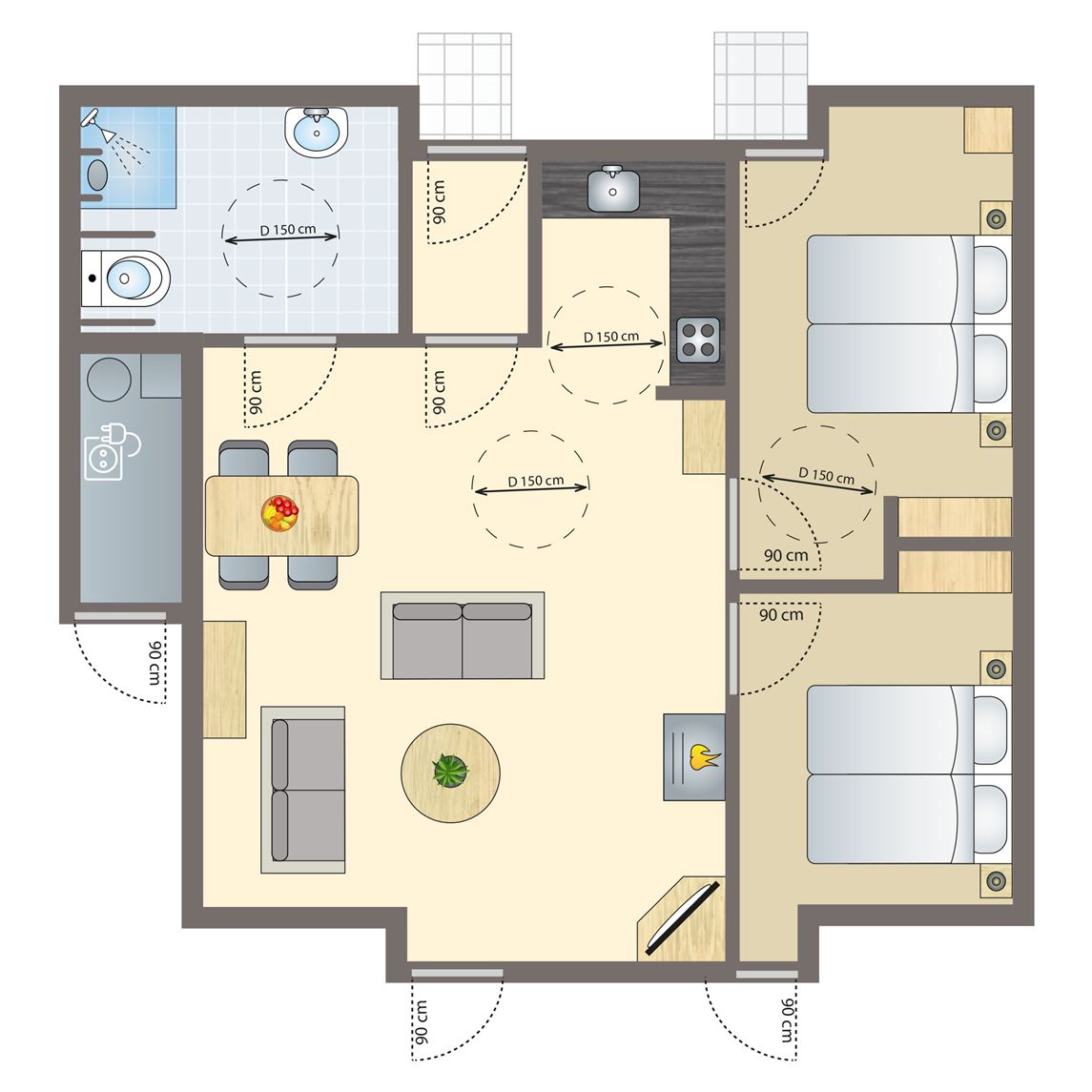 4-persoons bungalow bij Vakantiepark Stroombroek