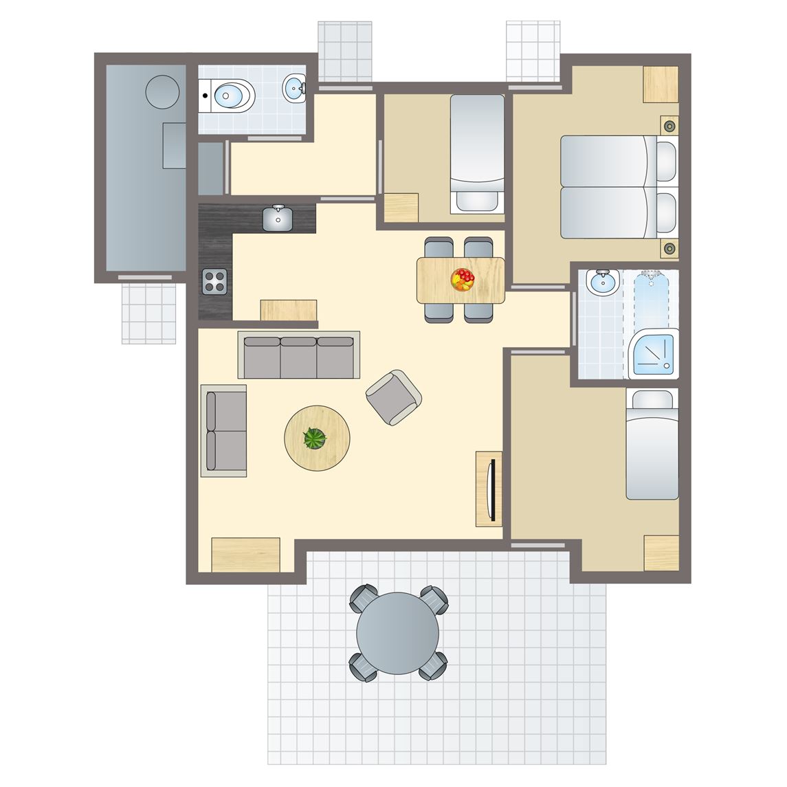 4-persoons bungalow bij Vakantiepark Stroombroek