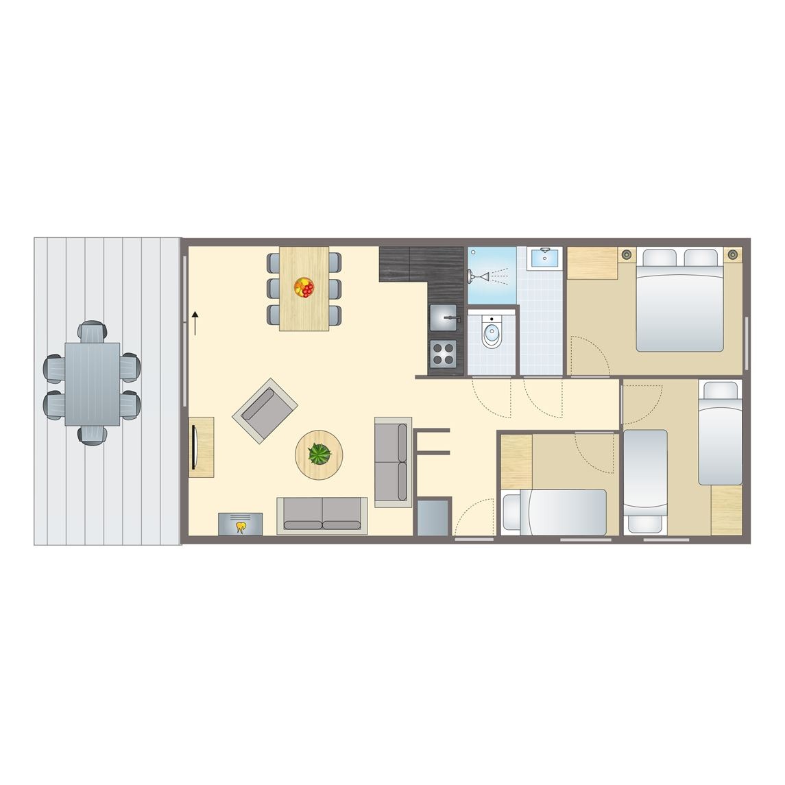 Roos 5 bij Bungalowpark Schin op Geul
