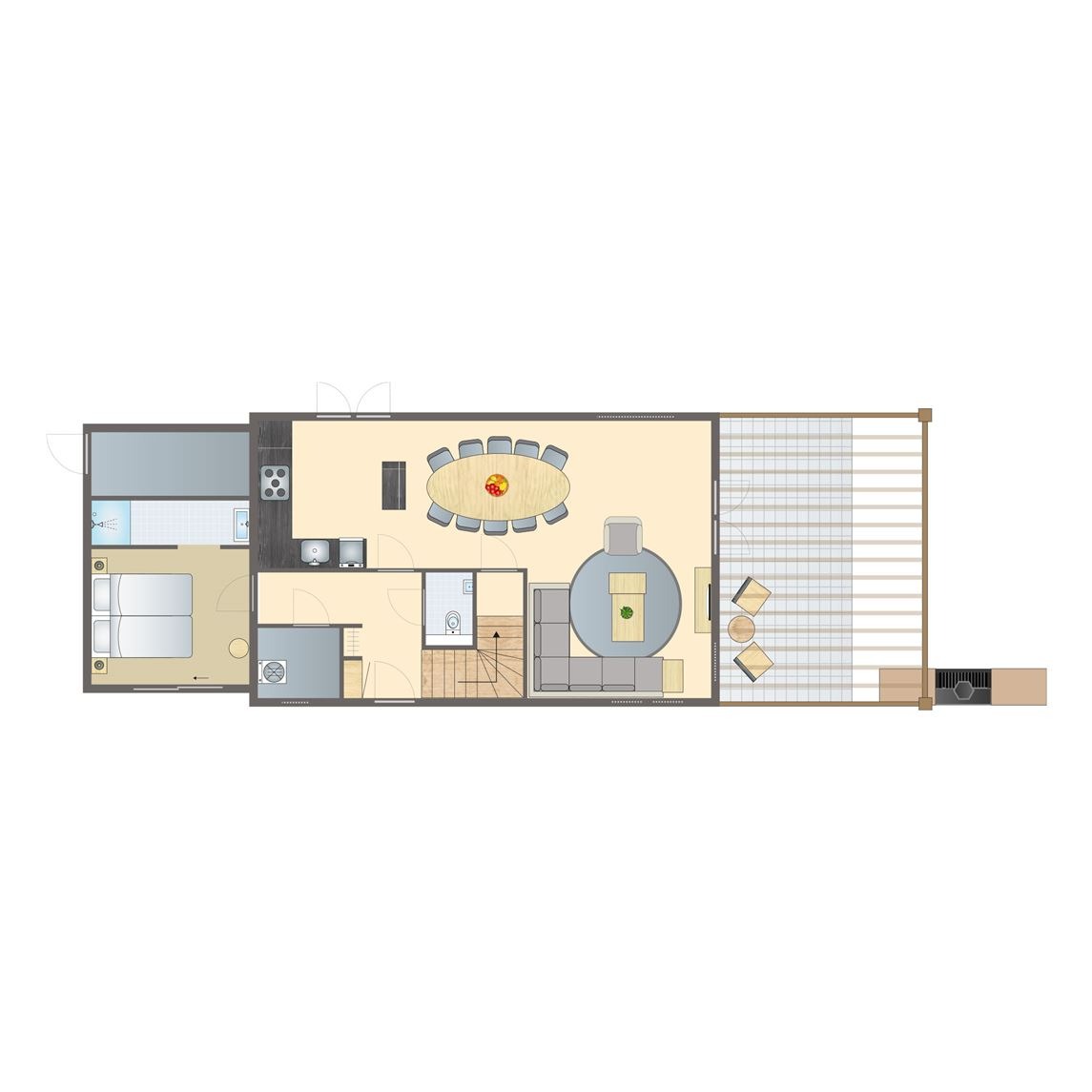 10-persoonsbungalow bij Vakantiepark De Strabrechtse Vennen