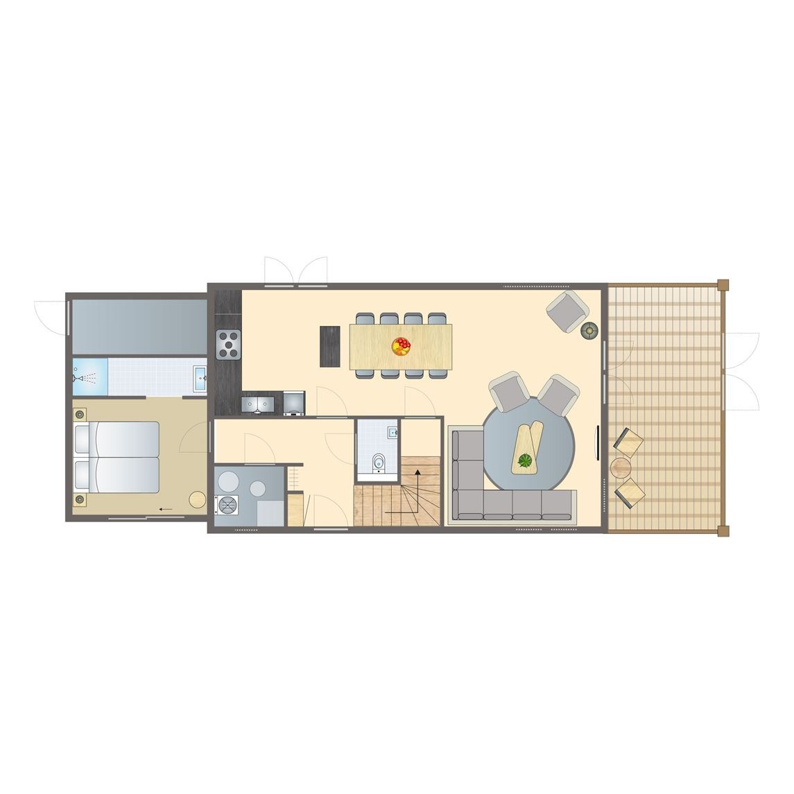8-persoonsbungalow bij Vakantiepark De Strabrechtse Vennen