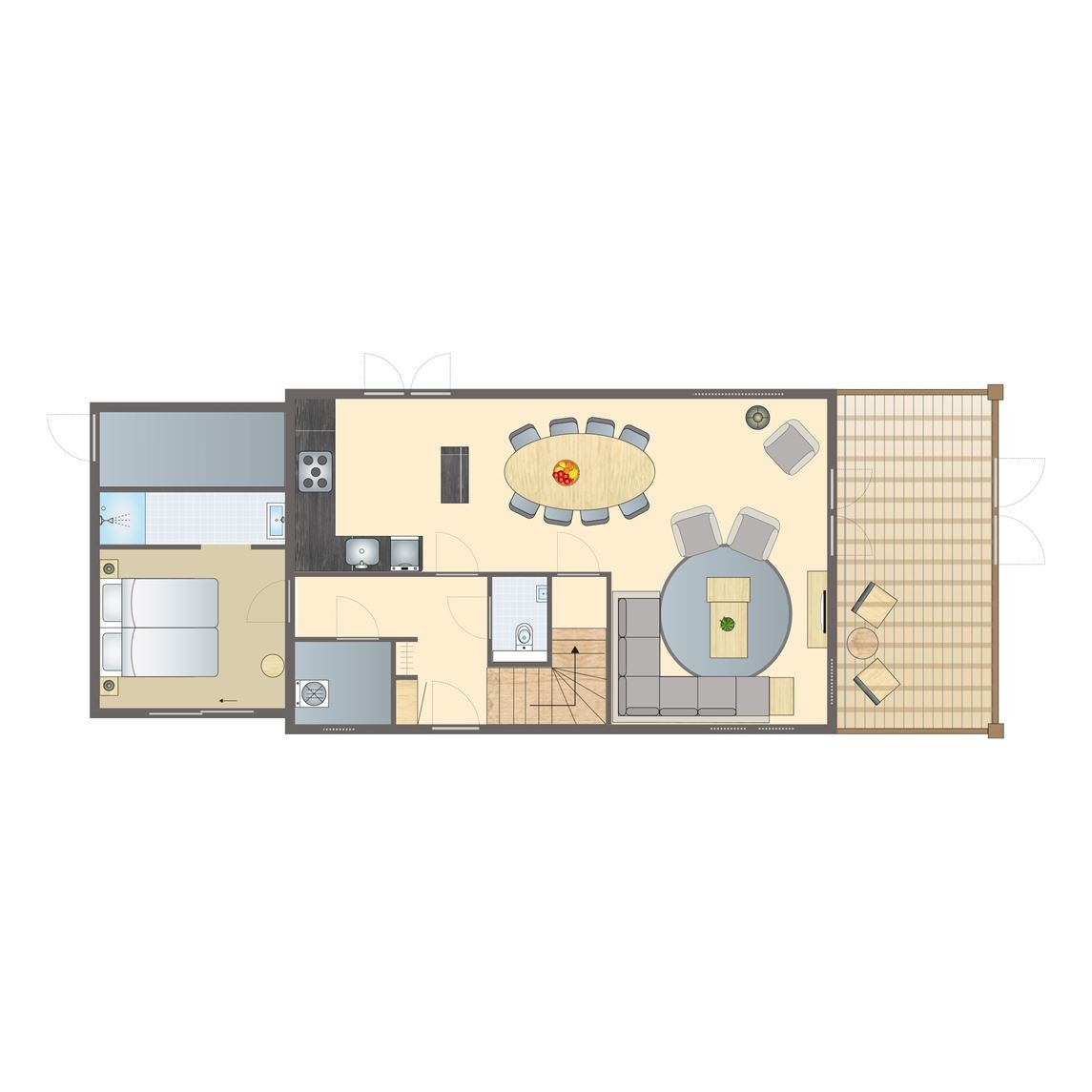 8-persoonsbungalow bij Vakantiepark De Strabrechtse Vennen