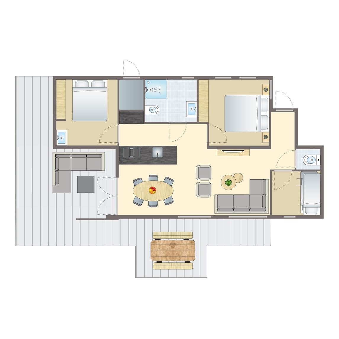 6 persoons Lodge bij Vakantiepark Soof Heuvelrug