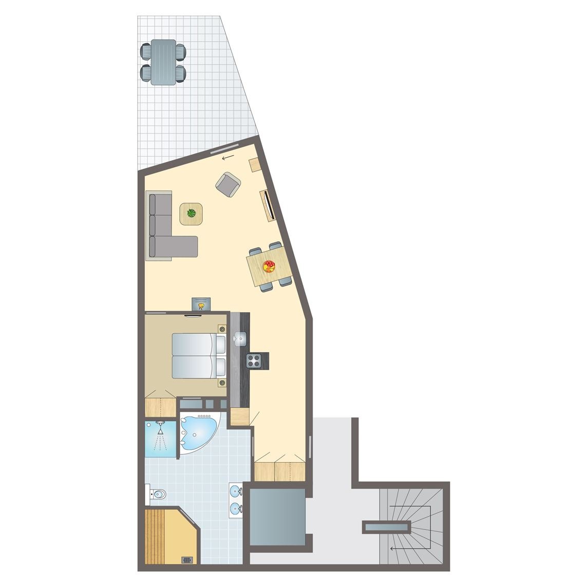 2-4-persoons appartement bij Beach Park Travemünde