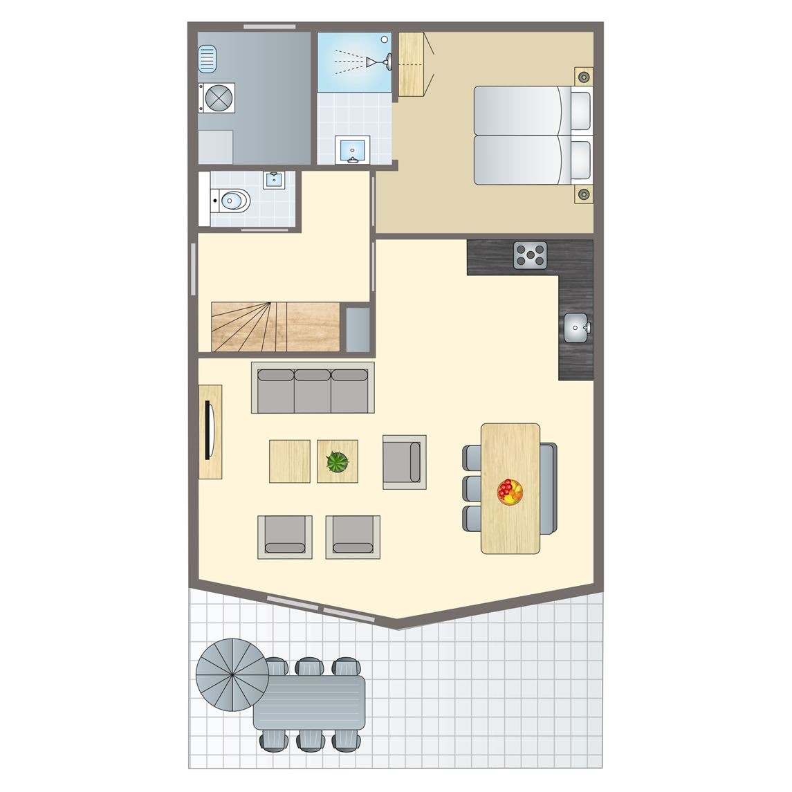 6-persoons waterwoning bij Waterpark Terherne
