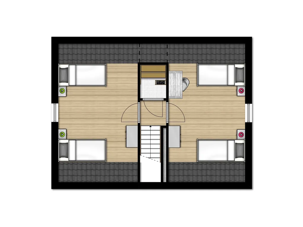 Twentse Bungalow met Sauna 6 bij Recreatiepark De Tolplas