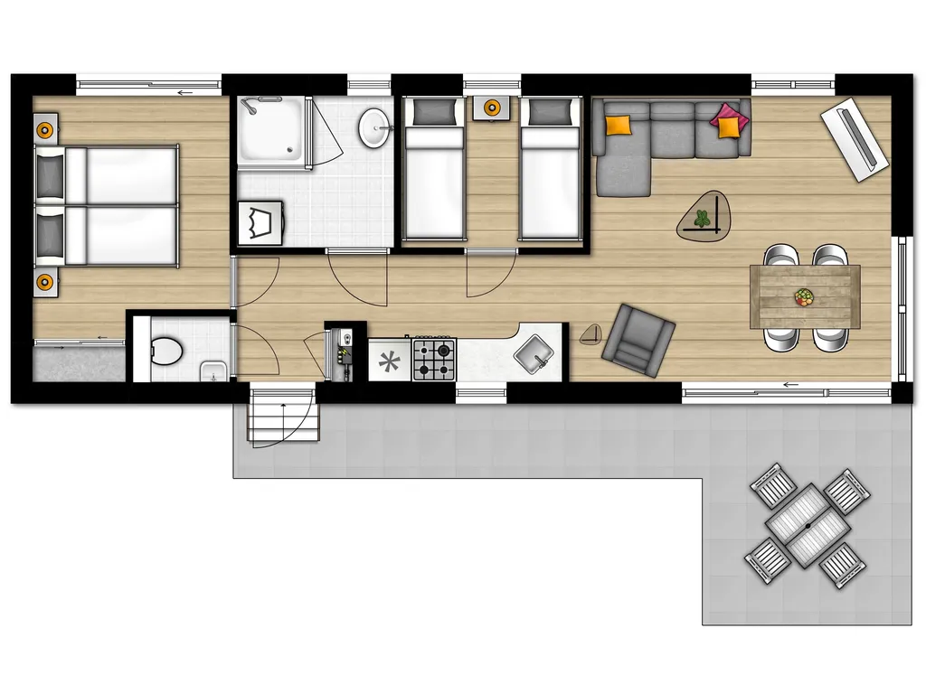 Chalet 4 bij Recreatiepark De Tolplas