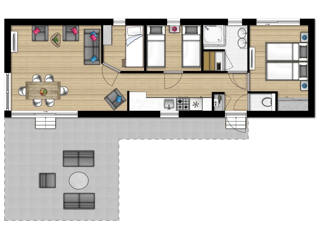 Chalet 6 bij Recreatiepark De Tolplas