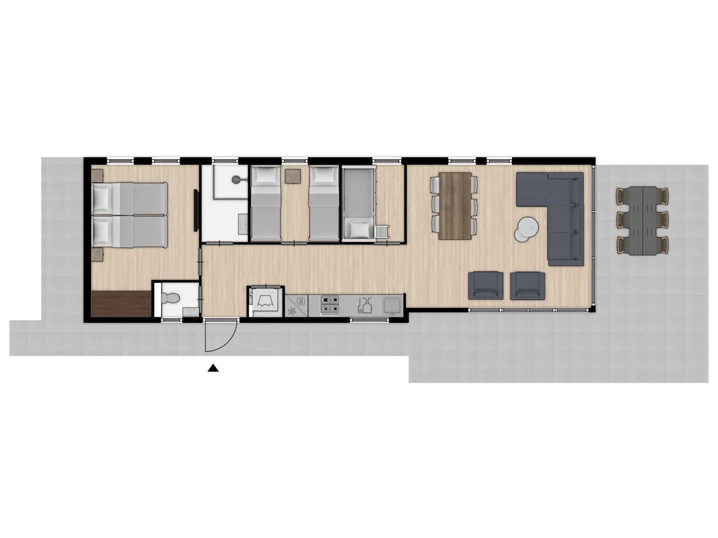 Waterlodge 6 bij Recreatiepark De Tolplas