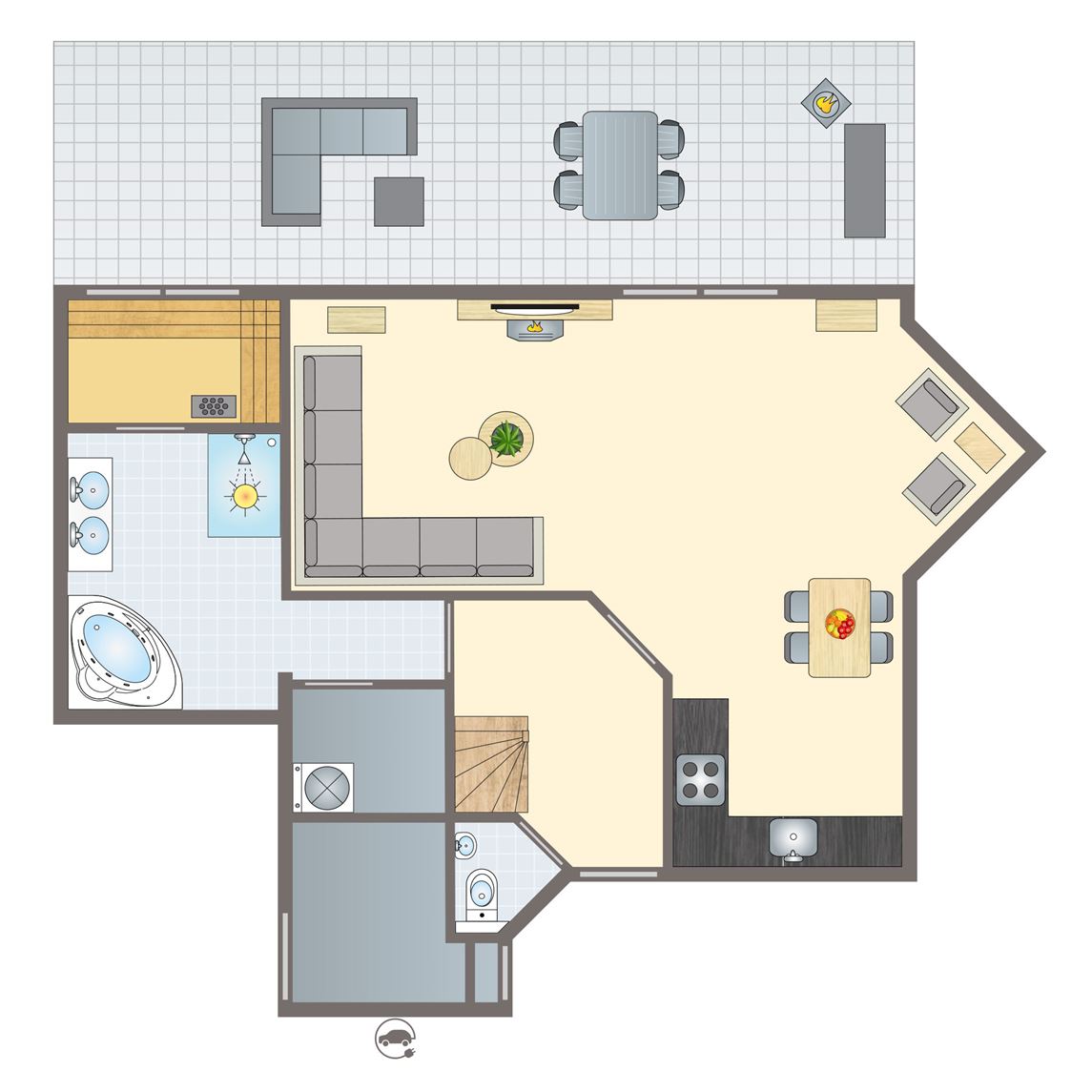 4-persoons bungalow bij Vakantiepark De Vlegge