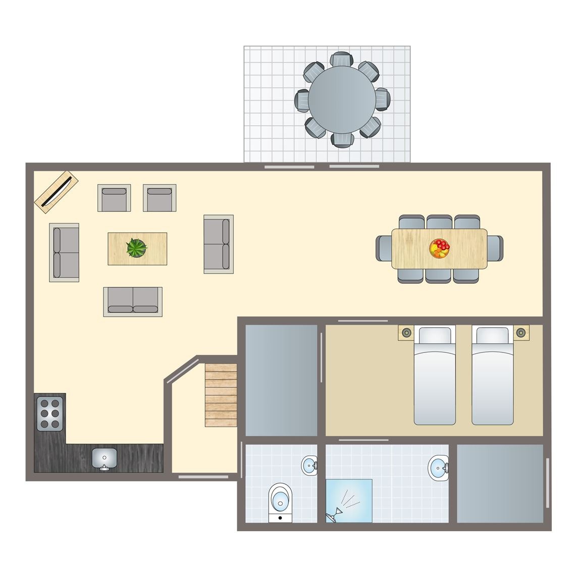 8-persoons bungalow bij Vakantiepark De Vlegge