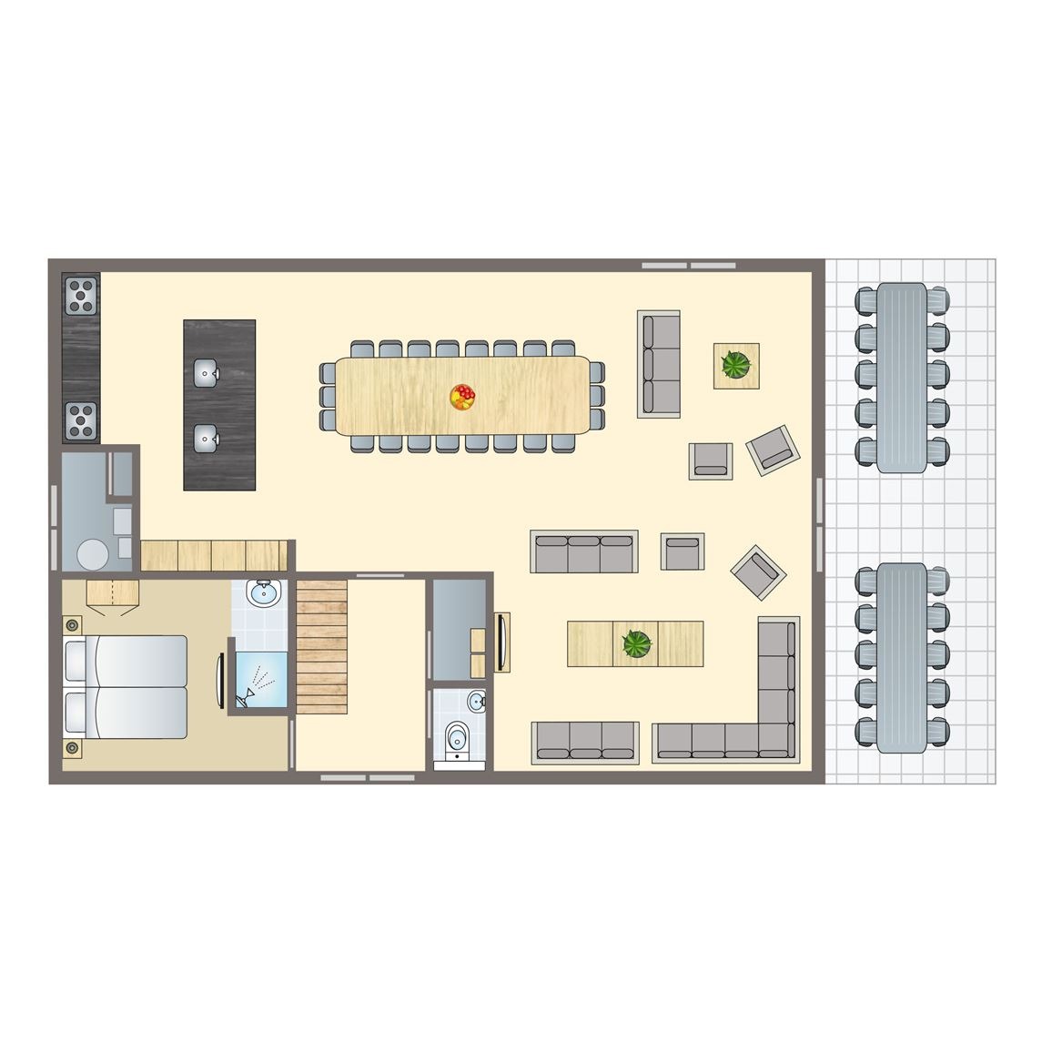 22-persoons villa bij Waterparc Veluwemeer