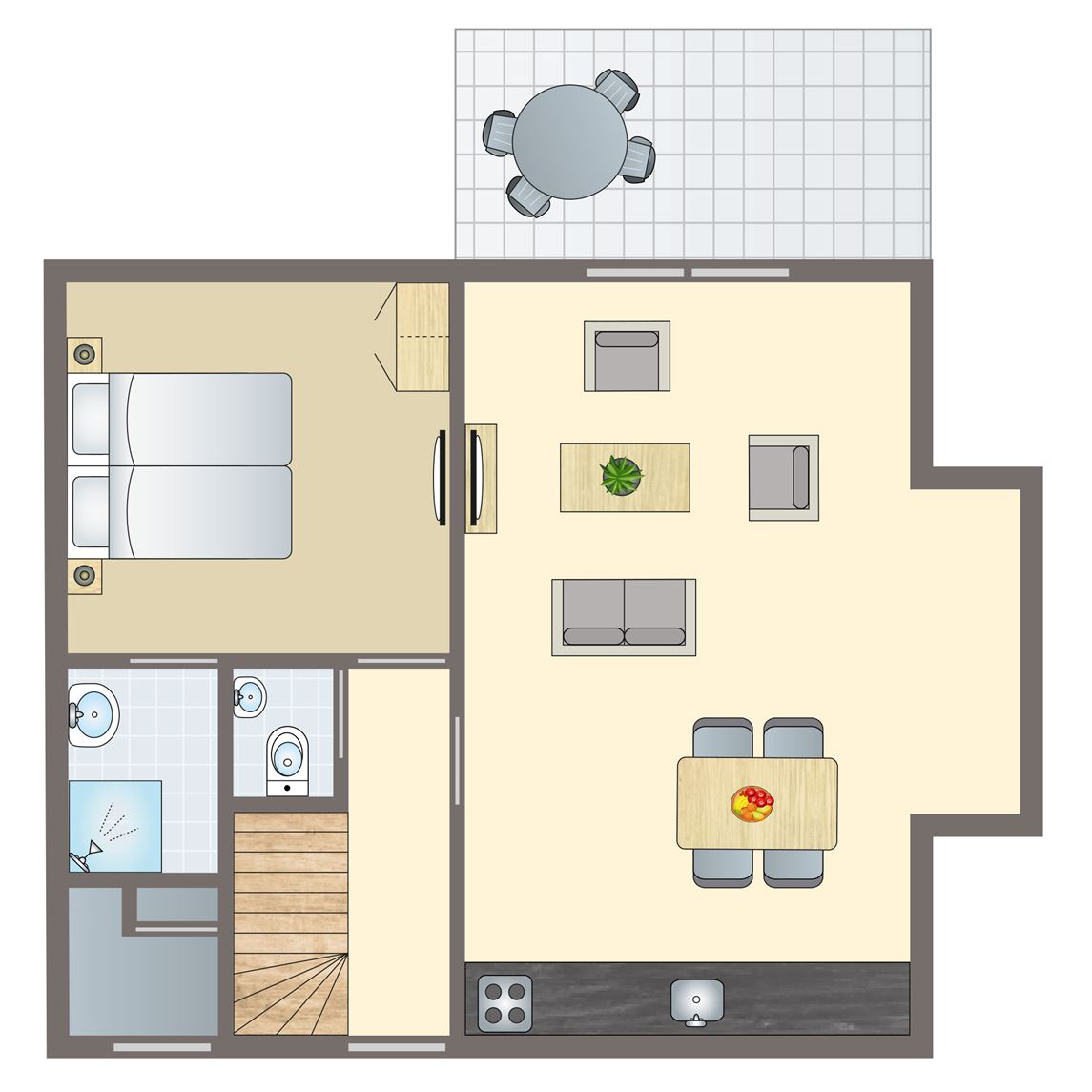 4-persoons bungalow bij Waterparc Veluwemeer