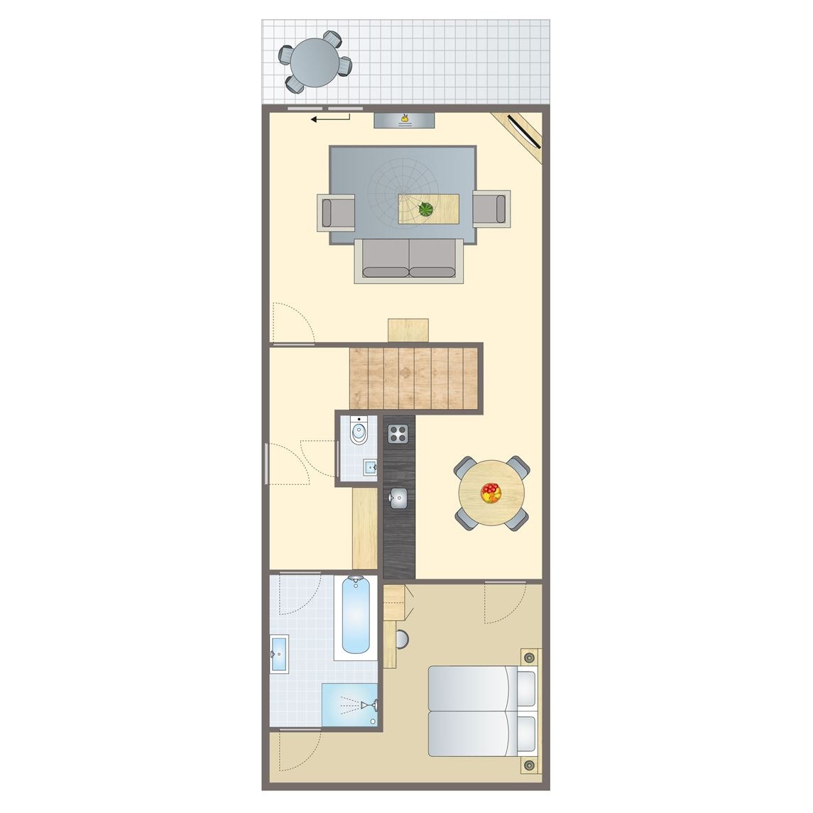 4-persoons bungalow bij Waterparc Veluwemeer