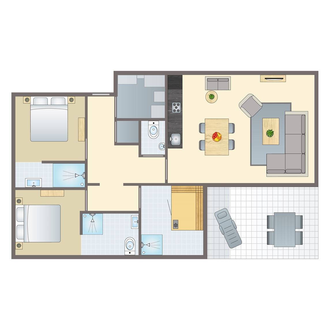 4-persoons bungalow bij Waterparc Veluwemeer