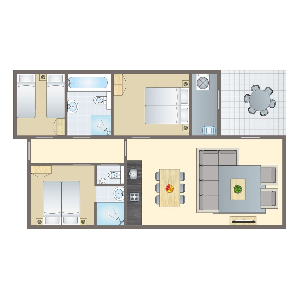 6-persoons villa bij Waterparc Veluwemeer