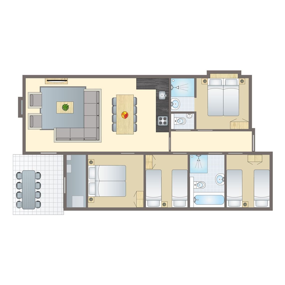 8-persoons bungalow bij Waterparc Veluwemeer