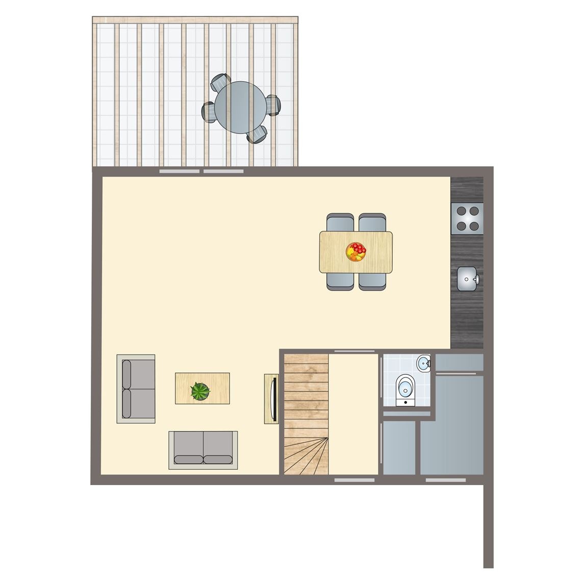 4-persoons bungalow bij Waterparc Veluwemeer