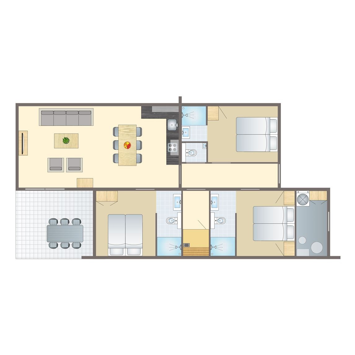 6-persoonsbungalow bij Vakantiepark De Vlinderhoeve