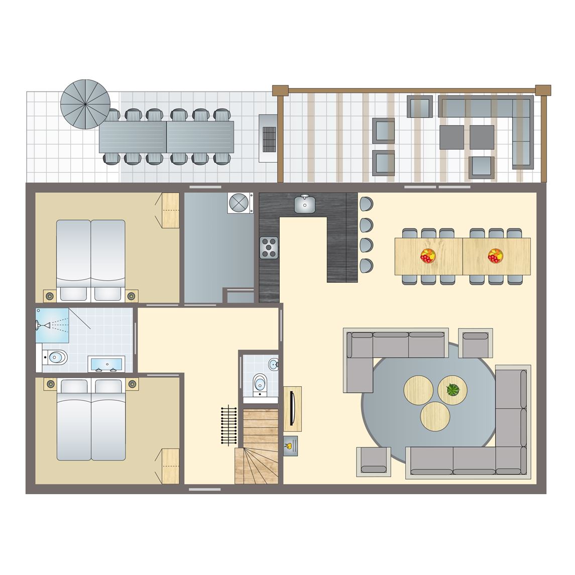 12-persoons villa bij Vakantievilla's De Waufsberg