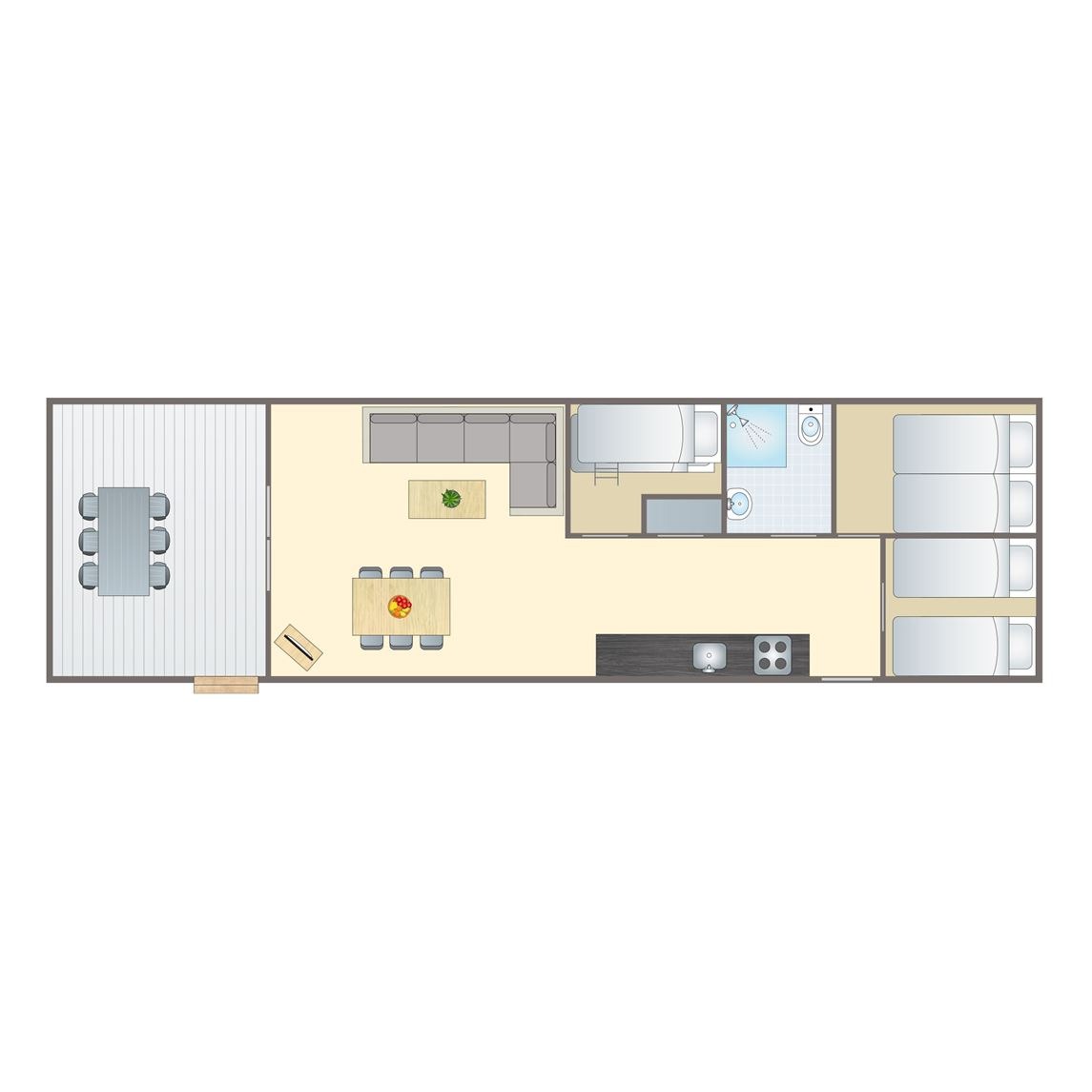 4-6-persoons chalet bij Vakantiepark Mooi Zutendaal