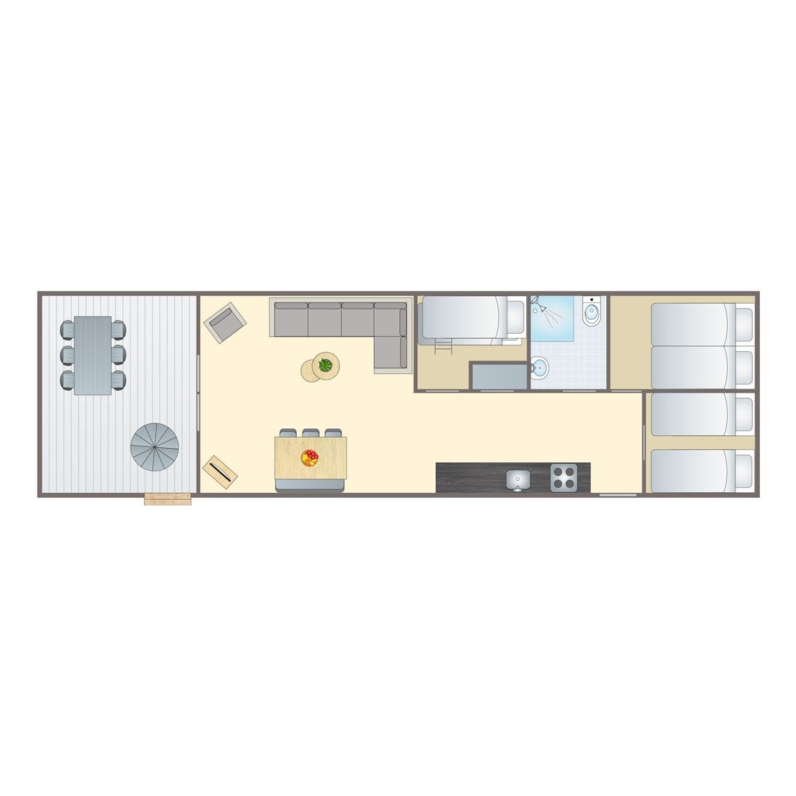 4-6-persoons chalet bij Vakantiepark Mooi Zutendaal
