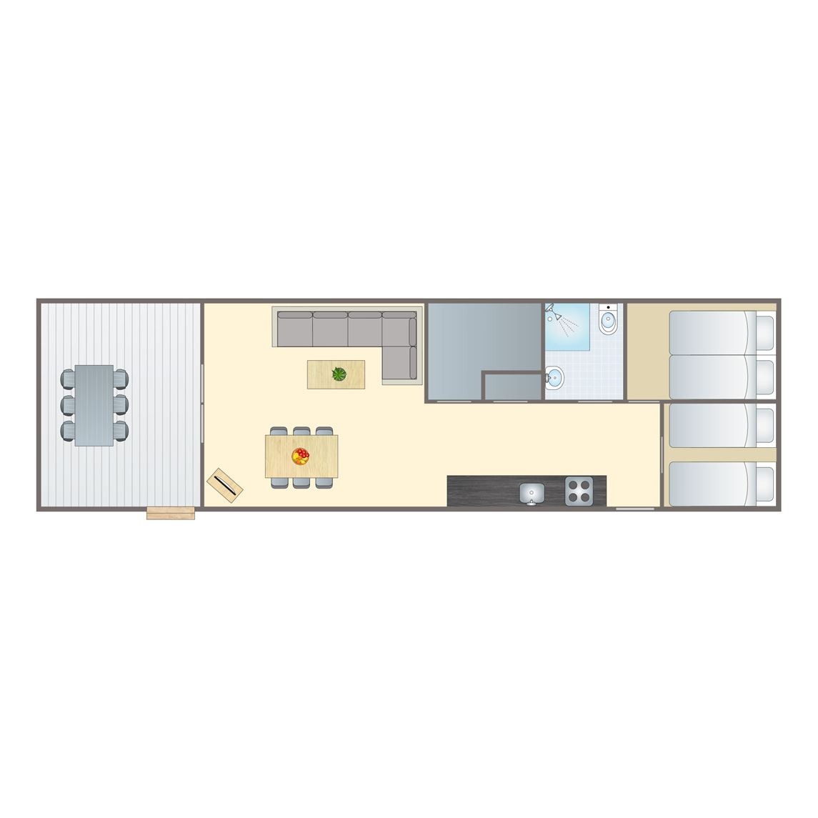 4-persoons chalet bij Vakantiepark Mooi Zutendaal