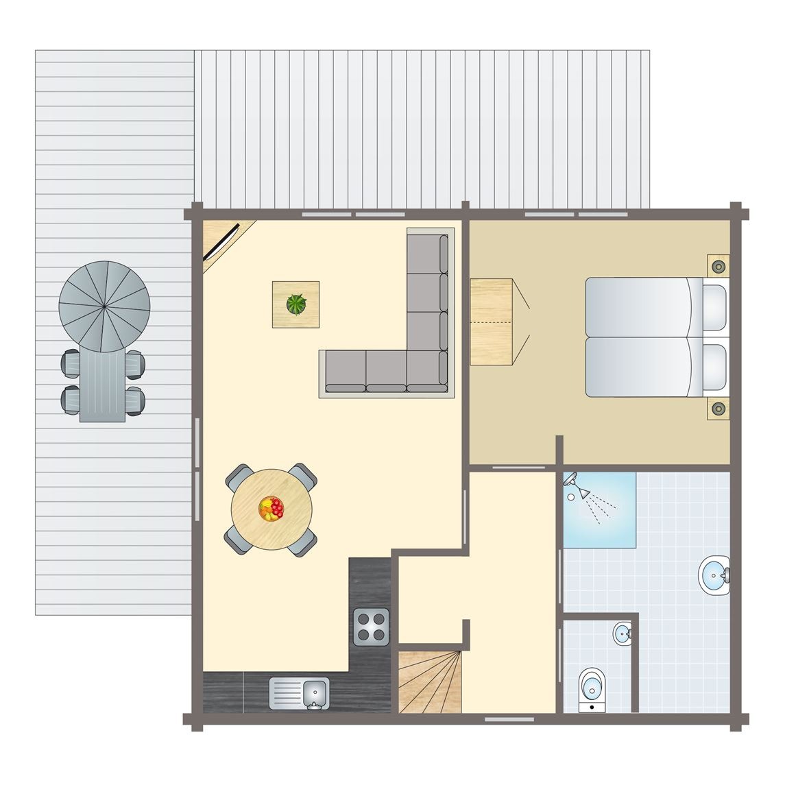 4-persoons bungalow bij Vakantiepark Mooi Zutendaal