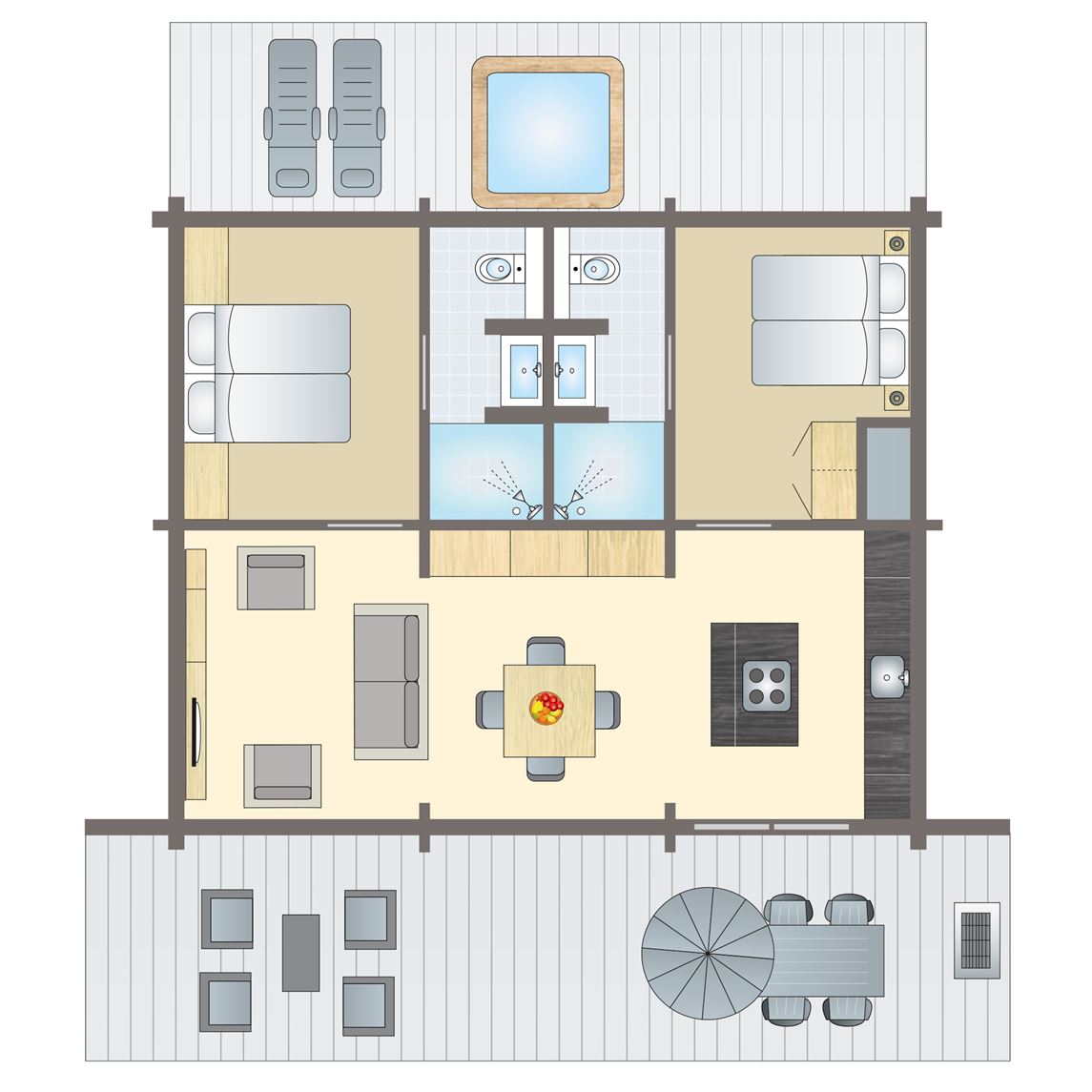 4-persoons villa bij Vakantiepark Mooi Zutendaal