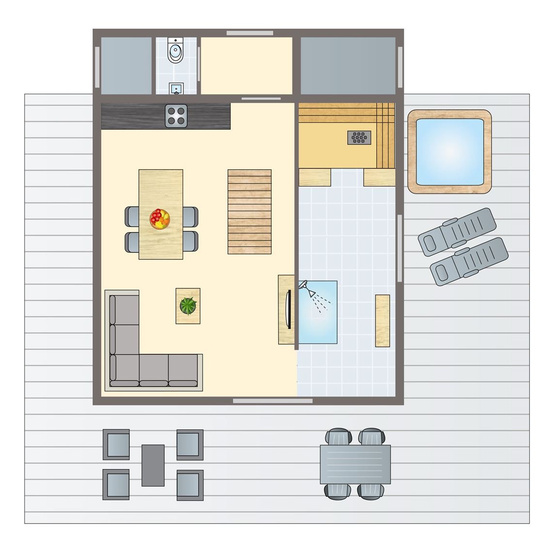 4-persoons wellnessvilla bij Vakantiepark Mooi Zutendaal