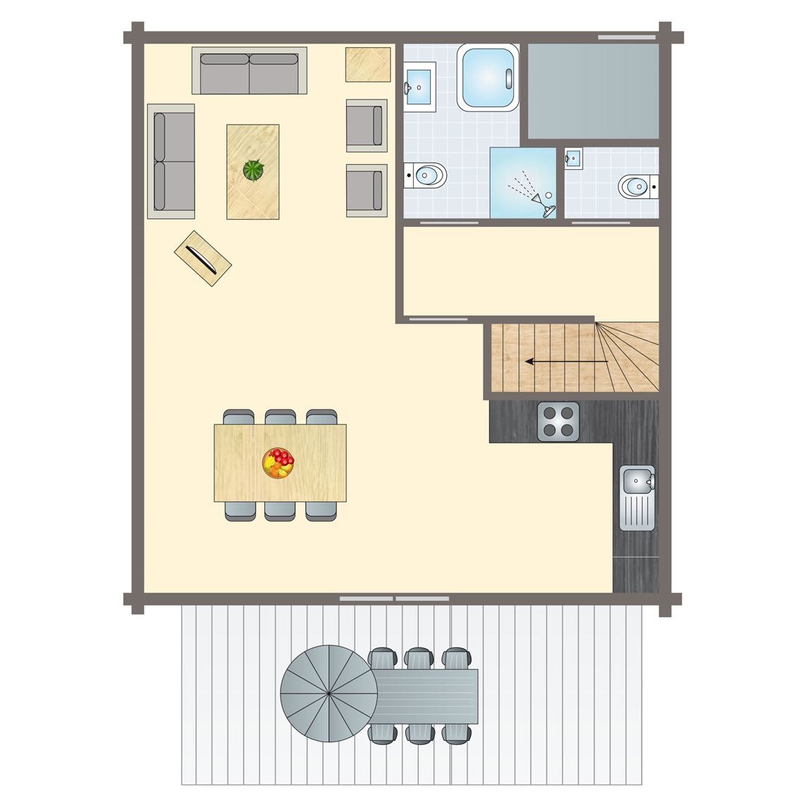 6-persoons bungalow bij Vakantiepark Mooi Zutendaal