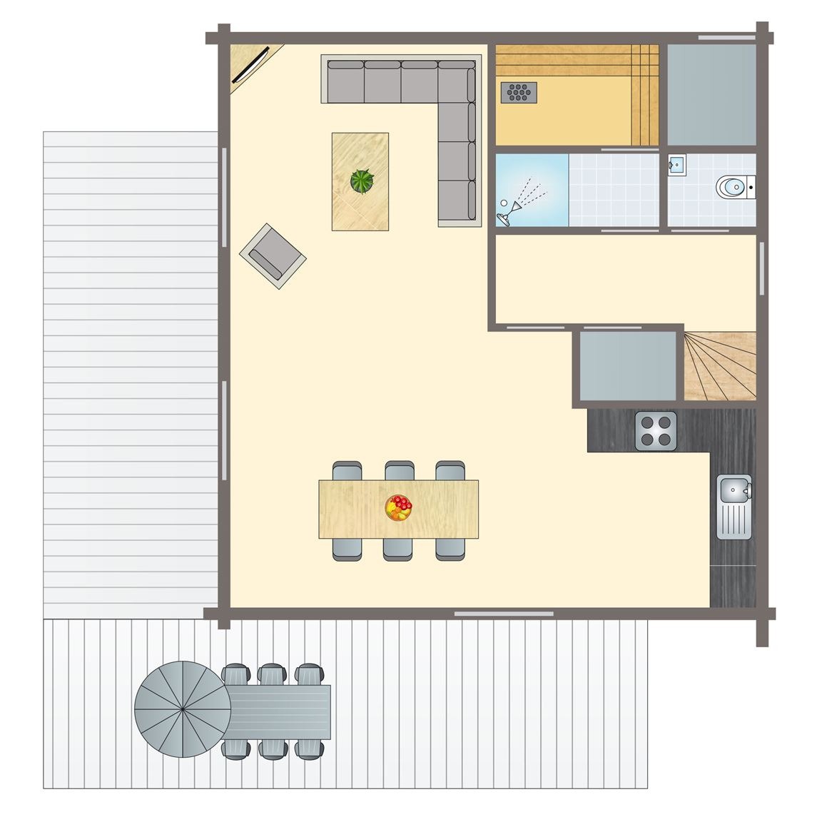 6-persoons bungalow bij Vakantiepark Mooi Zutendaal