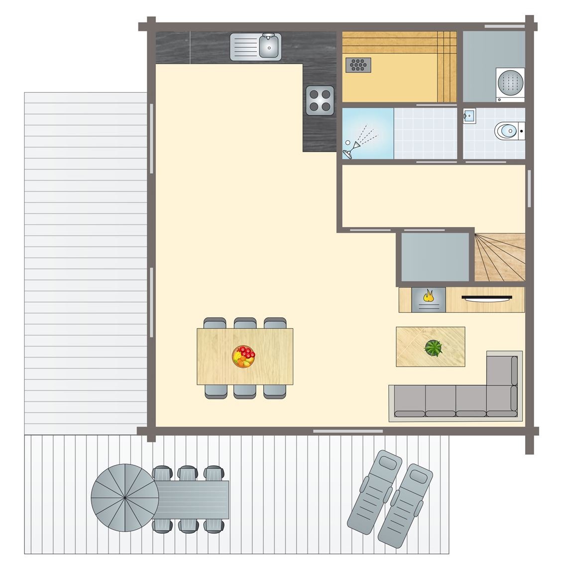 6-persoons bungalow bij Vakantiepark Mooi Zutendaal